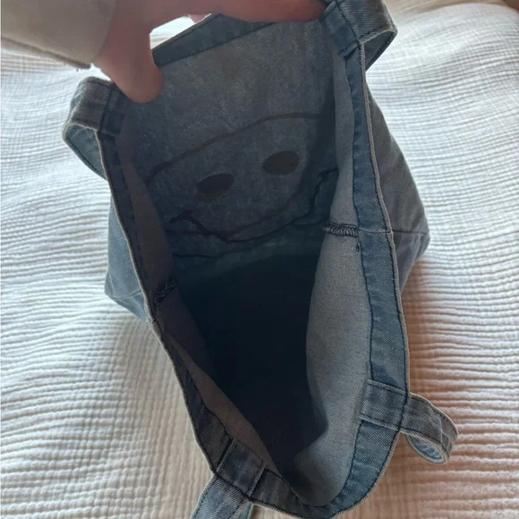 Madewell “The Insider” Denim Cotton Tote Bag - Picture 7 of 7